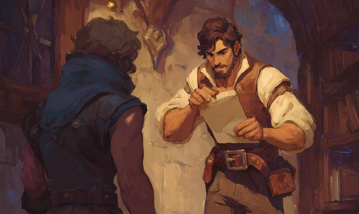 adventurer nervous about giving feedback for a dnd art commission