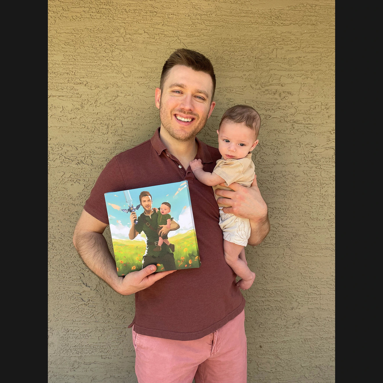 A custom portrait with the giftee’s own face