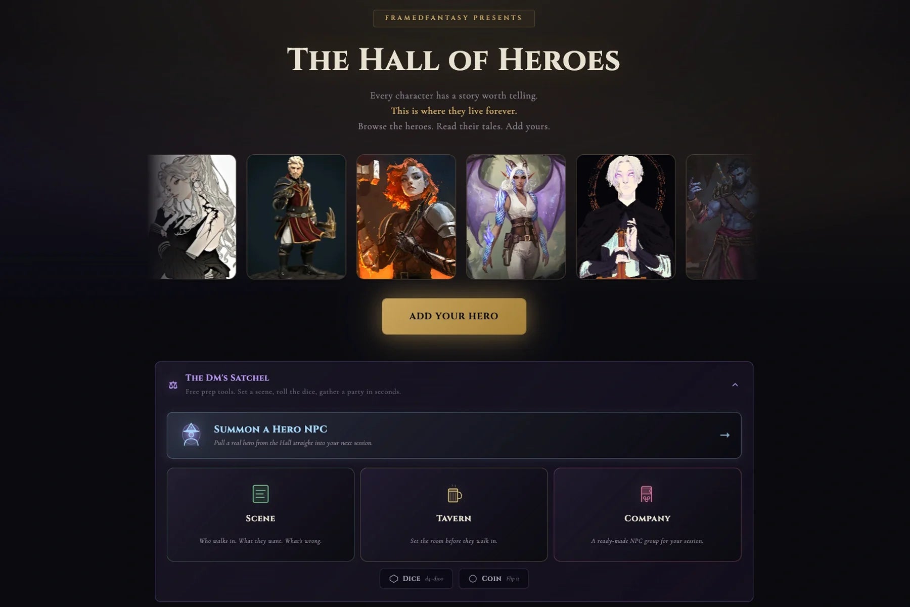 Hall of Heroes: the free D&D tools nobody's talking about yet