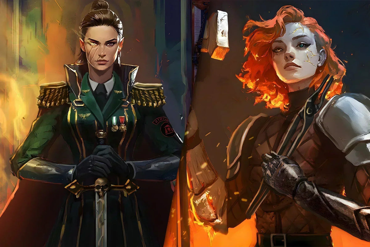 2 samples of FramedFantasy's character art
